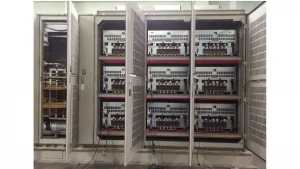 A photo of a pms mv inverter mixer drive.