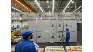 A photo of the testing and commissioning process.