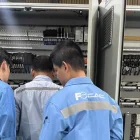 PLC and SCADA based automation system operating a cement plant in the Philippines.