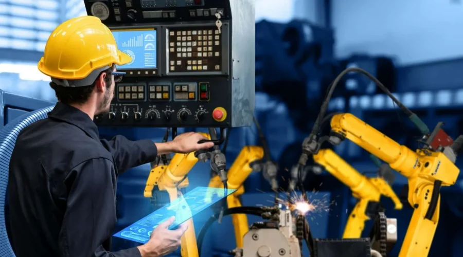 Fuji Electric industrial automation systems in a modern factory