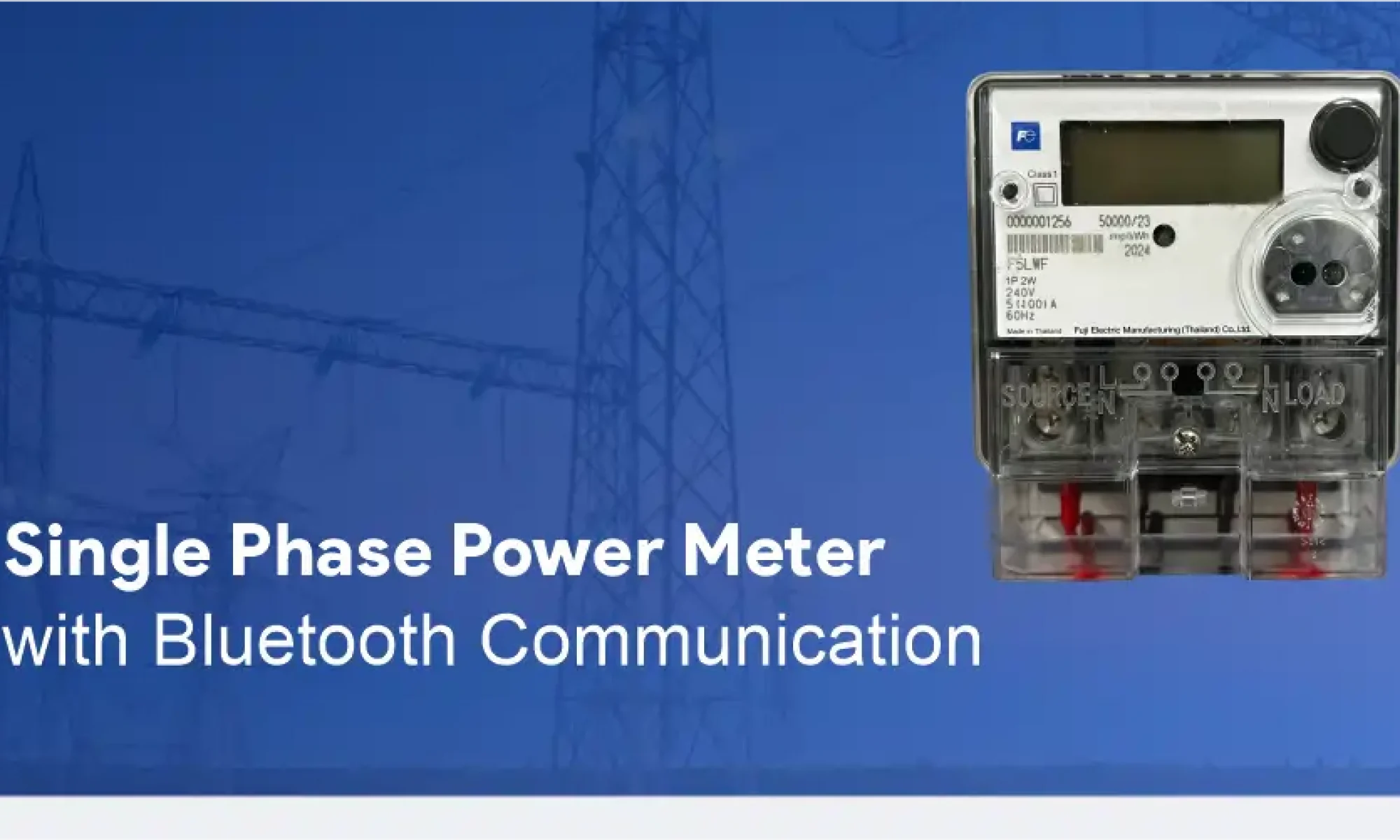 Fuji Electric single phase smart meter Product Overview